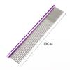 Light Aluminum Pet Comb 6 Colors Optional Professional Dog Grooming Comb Puppy Cleaning Hair Trimmer Brush Pet Accessories
