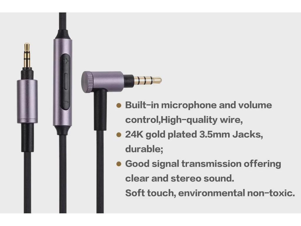 Kompatibles Audiokabel für SONY 100AAP, ABN, XB920, 1000XM5 und andere Kopfhörer mit 3,5-mm-Schnittstelle