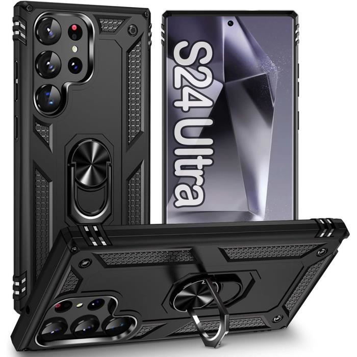 Coque de protection - samsung - galaxy s24 ultra - noir - antichoc - anti-rayures