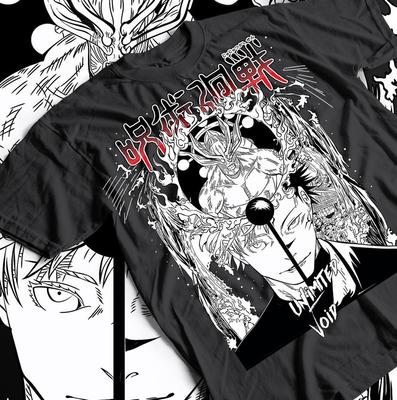 Maglietta Regalo Anime Jujutsu Kaisen, Yuji, Megumi, Nobara, Gojo, Tutte le Taglie,