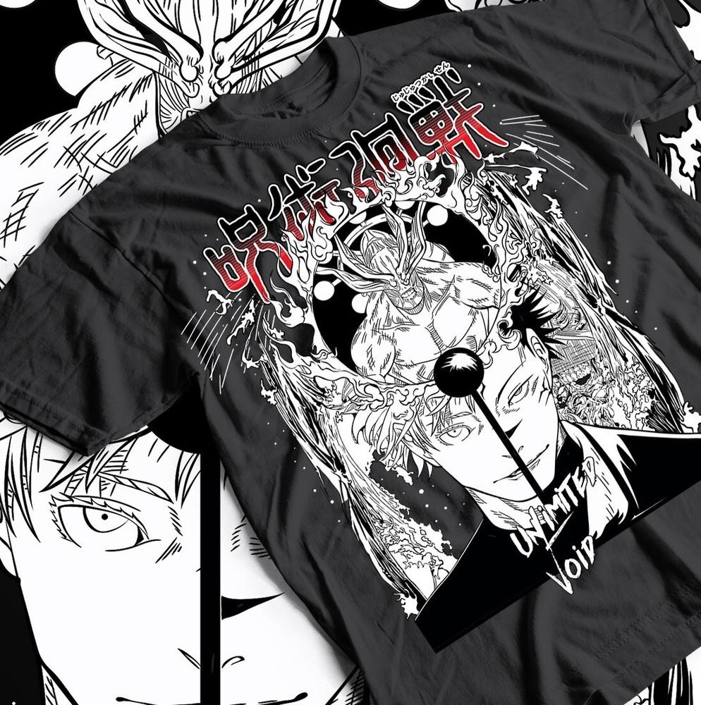 

Jujutsu Kaisen Anime Gift Tee Shirt, Yuji, Megumi, Nobara, Gojo, All Size, 4XL