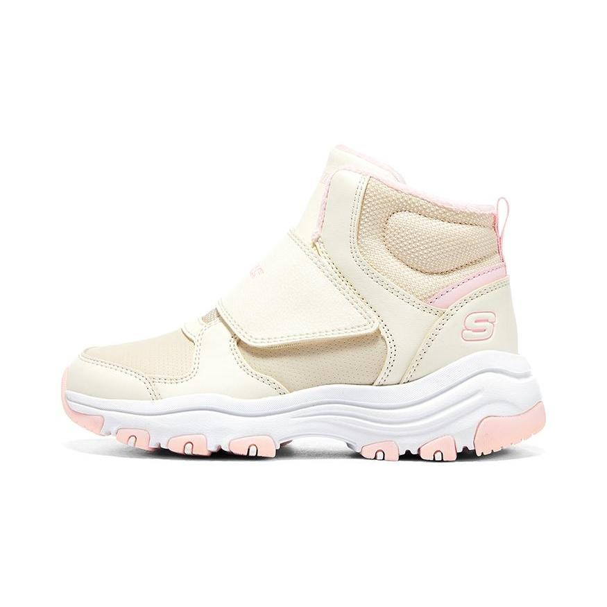 (GS) Skechers I-Conik Boots Beige Pink Kids 8701648L-NTLP EU 27.5