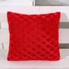 1Pc Plush Thick Lattice Pattern Sofa Pillowcase Soft Cushion Covers 43x43CM Couch Pillow