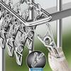 Stainless Steel Socks Drying Rack 10/16 Clips Window Net Clothespin Durable Socks Clips  Closet