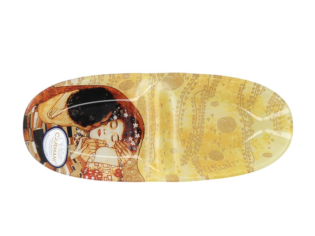 Talerz Dekoracyjny Gustav Klimt Pocałunek Porcelana Ozdoba Ścienna