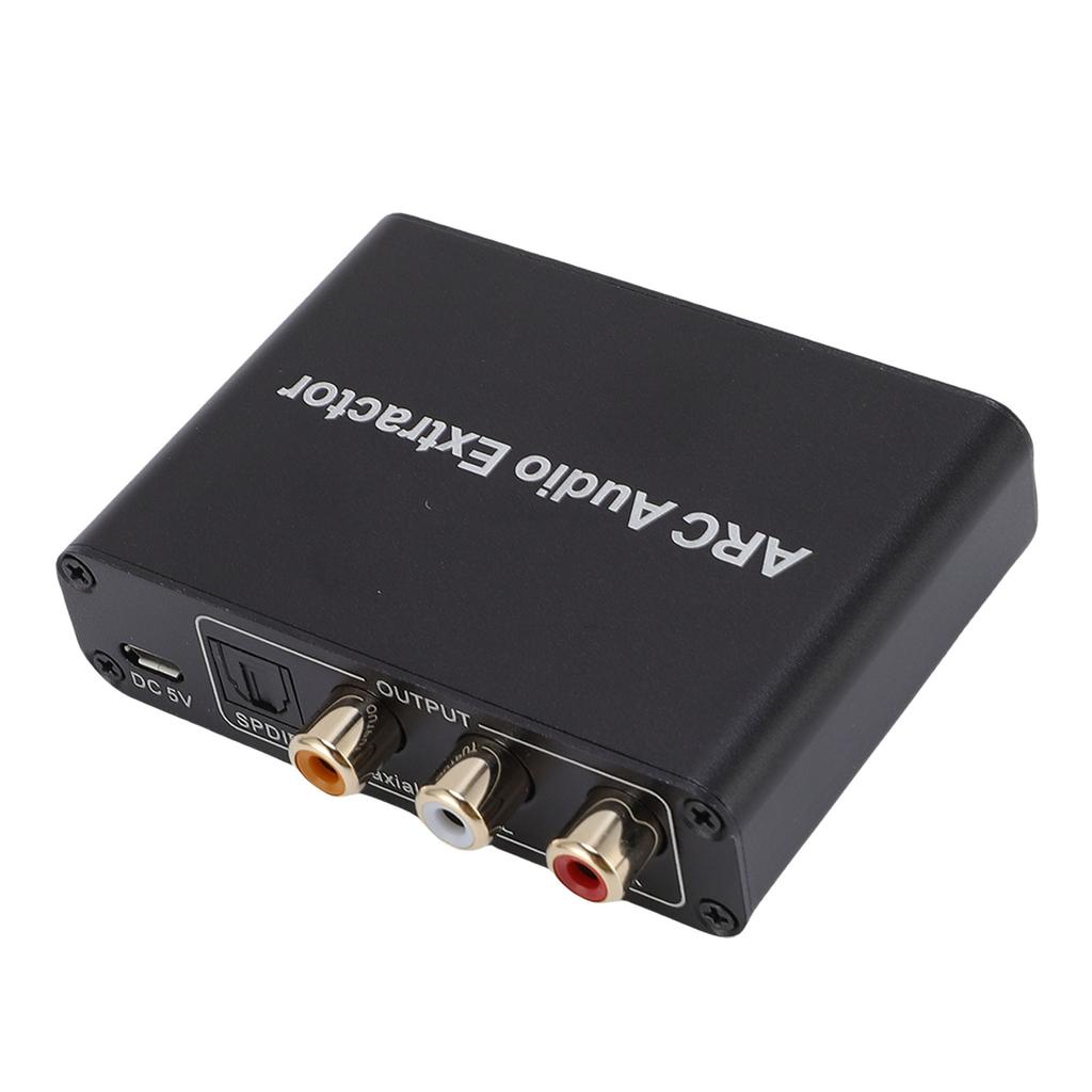 ARC Adapter Auto Signal Muting 192KHz HD Multimedia Interface Coaxial Optical Converter for TV Aluminum Alloy