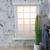 White Miniature Doll House Window Frame With Panels For Customizable Doll Accessories