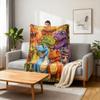 Dinosaur Blanket Machine Washable Quilt Soft Dinosaur Throw Blanket For Girl Room Summer Winter Home Indoor Bedroom Christmas