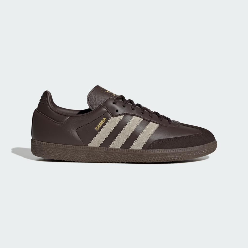 HQ4887 Adidas Originals Samba OG Dark Brown Putty Grey Gum (Men's)