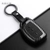 Abs Carbon Fiber Style Car Key Case Cover For Hyundai Ix35 I40 I20 I10 Tucson Elantra Creta Sonata Ioniq Accent Creata Keychain