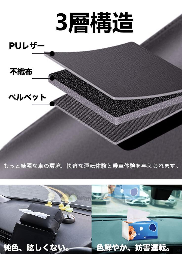 HUDIY Car Tissue Case for the New Alphard 40 Series 2023 Leather Car Tissue Car Storage Tissue Hanging Tissue Sun Visor Convenient Car Accessory (June