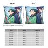 The Apothecary Diaries Anime Pillowcase Printing Fabric Cushion Cover Decor Maomao Jinsi Throw Pillow Case Cover Car Square