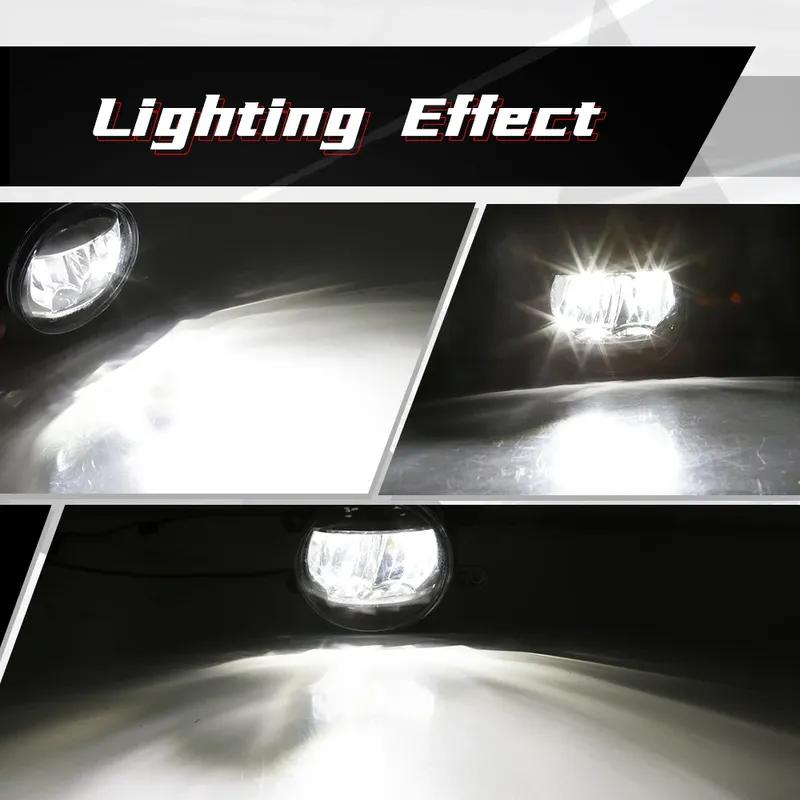 LED Fog Lamps For Toyota Tacoma SR SR5 2016 2017 2018     DRL Daytime Running Lights Auto Car Accessories 12V