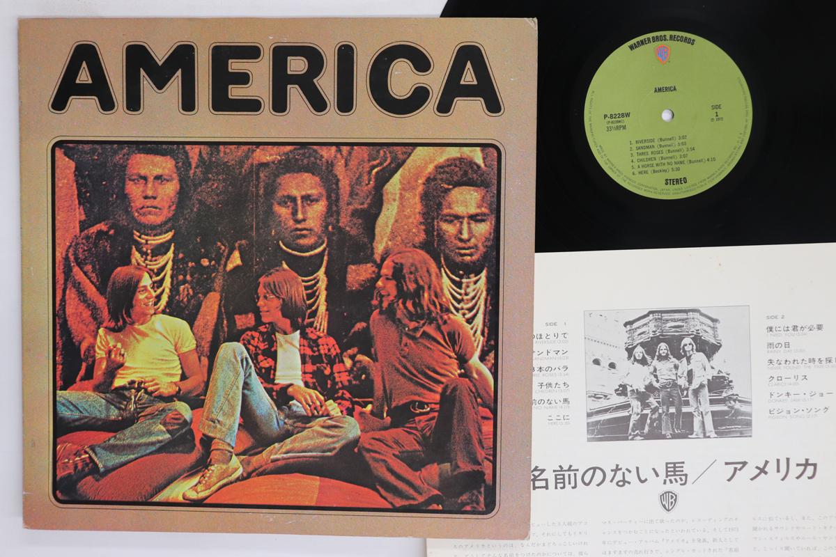 

LP Record AMERICA America P8228W Warner Bros. 1972 Japan Rock Used