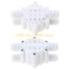 L8RE 4 Way 1/4 Port Auto Shut Off with Quick-Connect Fittings Durable