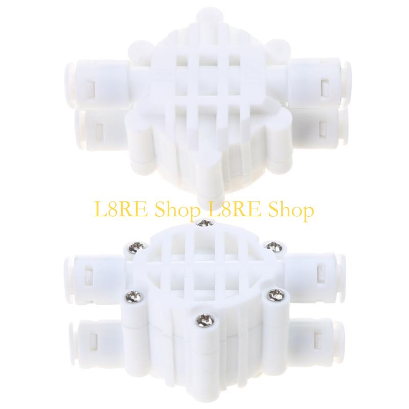 L8RE 4 Way 1/4 Port Auto Shut Off with Quick-Connect Fittings Durable
