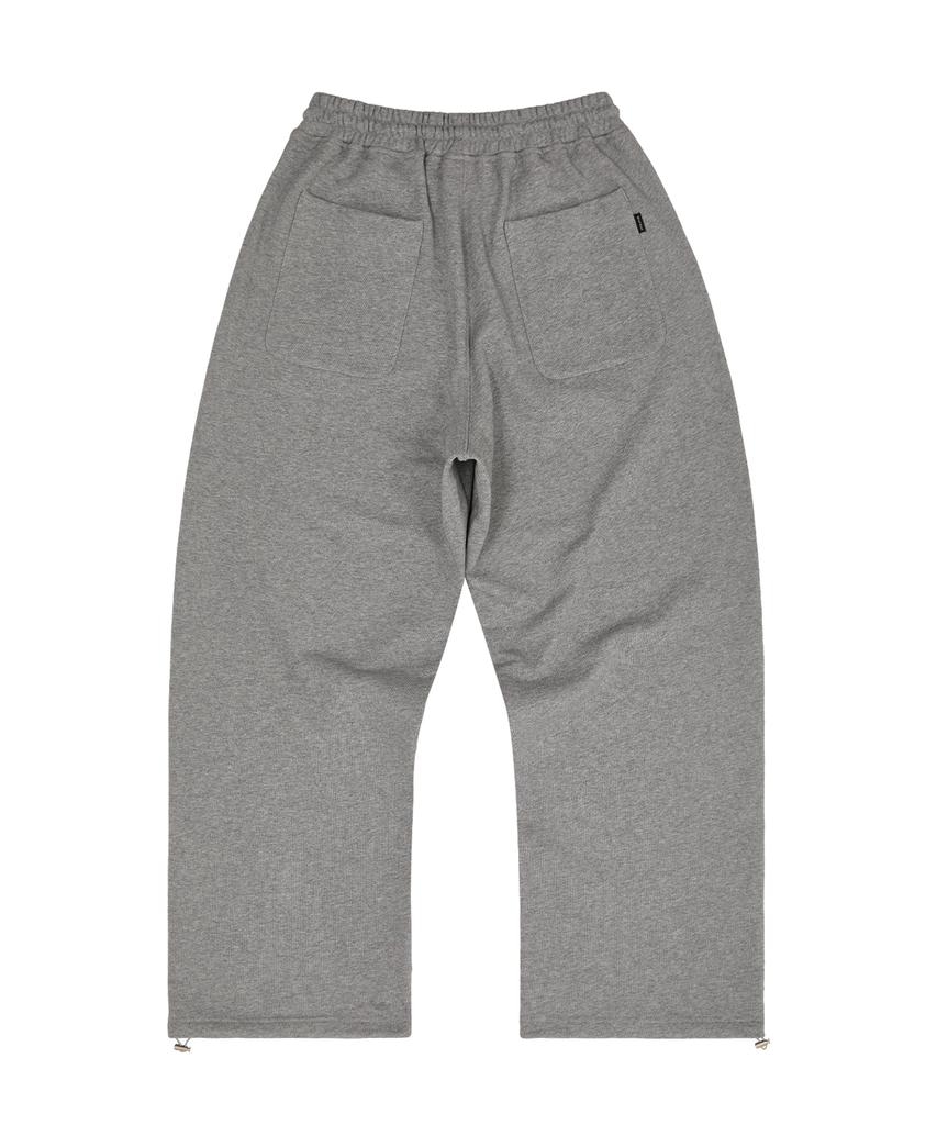 WAIKEI Logo Embroidered Sweatpants Gray