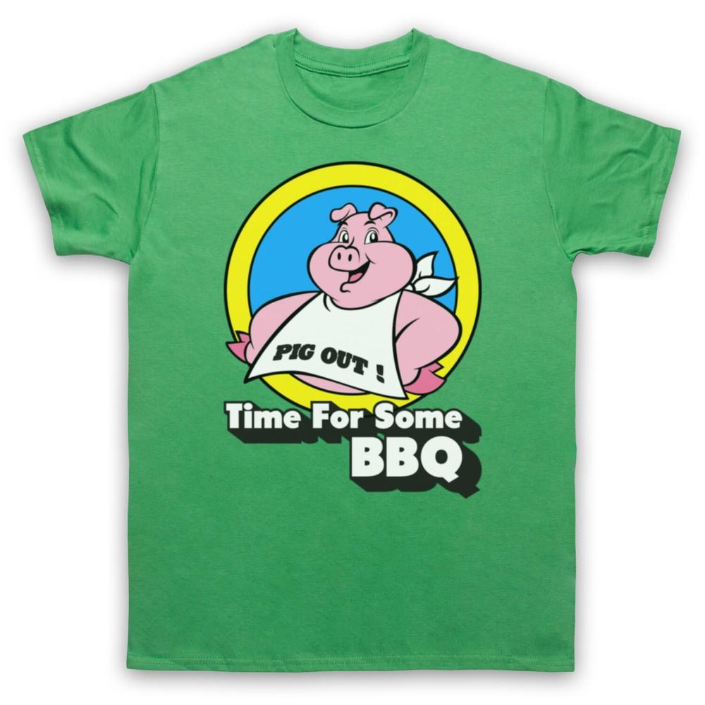 

Time For Some Bbq Pig Out Barbeque Meat Lover Grilling Mens And Womens T-Shirt 4XL