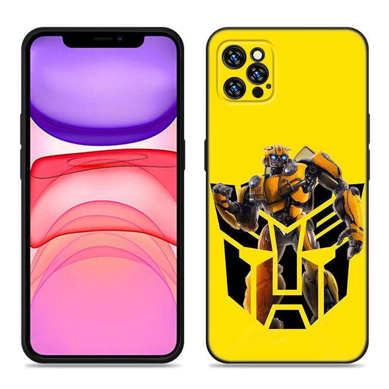 

Чехол для телефона Transformers Bumblebee для Apple iPhone 12 13 Mini 11 14 15 Pro Max 7 8 Plus X XR XS SE 2020 2022 черный силиконовый чехол iPhone SE 2020
