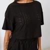 Comfortable Loose White Short Sleeve Pajama Set - Two-Piece Summer Sleepwear