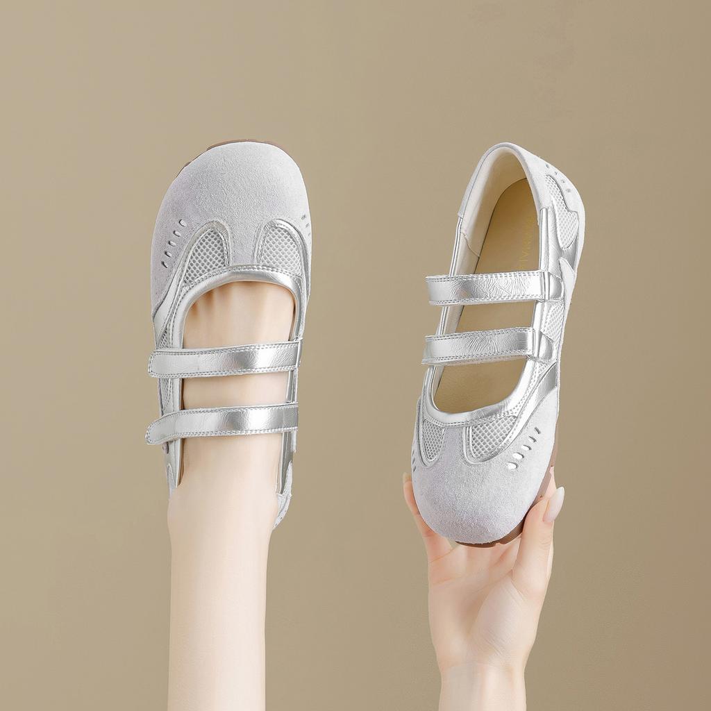 Flat Bottomed Mary Jane Shoes for Women, Spring/summer 2026 New Versatile Shallow Mouth Single Shoes with Skirts, Casual Women's Shoes, Comfortable