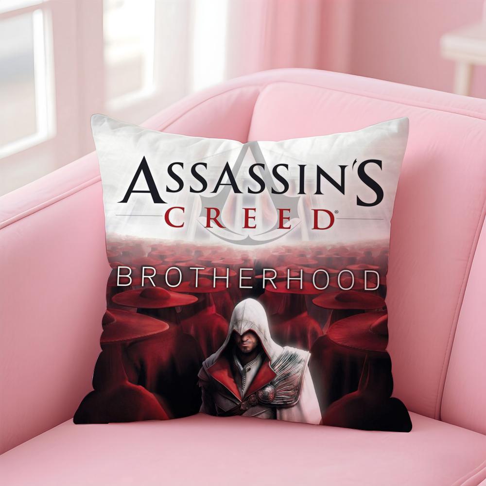 Game A-Assassins CreedS Cushion Cover Home & Car Multi-Scene Pillow Cover - Reversible, Soft & Durable for Daily Use
