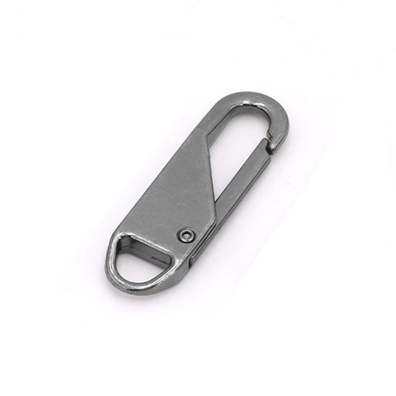 4PCS Movable Zipper Piece, Metal Zipper Lock Piece, Luggage Repair Zipper Piece, Removable Zipper Head for Clothes Accessories