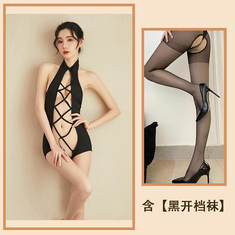 Sex Underwear Sexy Water Hollow Straps Classic Pajamas Crossed Small Breasts Big onesies Women