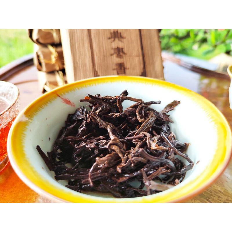 250 g Puerh moden te murstein daddel duftende murstein te Gammel te Bambusbladpakning