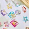 10Pcs Stickers Pack Kawaii Laser Cute Stickers Diy Korean Stickers Laptop Scrapbook Decal Top Sticker