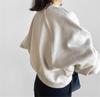 Large Body Loose Everyday Autumn [Vasarhely] Women's Tops, Sweatshirts, Sizes, Plain, Casual, Covering, Fit, Cute, Thin, Cotton, Wear, Spring, (JP,