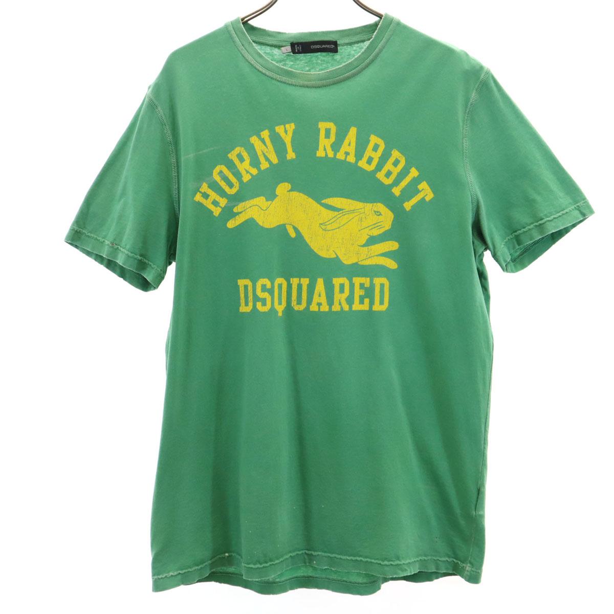 

DSQUARED2 made in Italy Short sleeve T-shirt L Green system Men s Used
