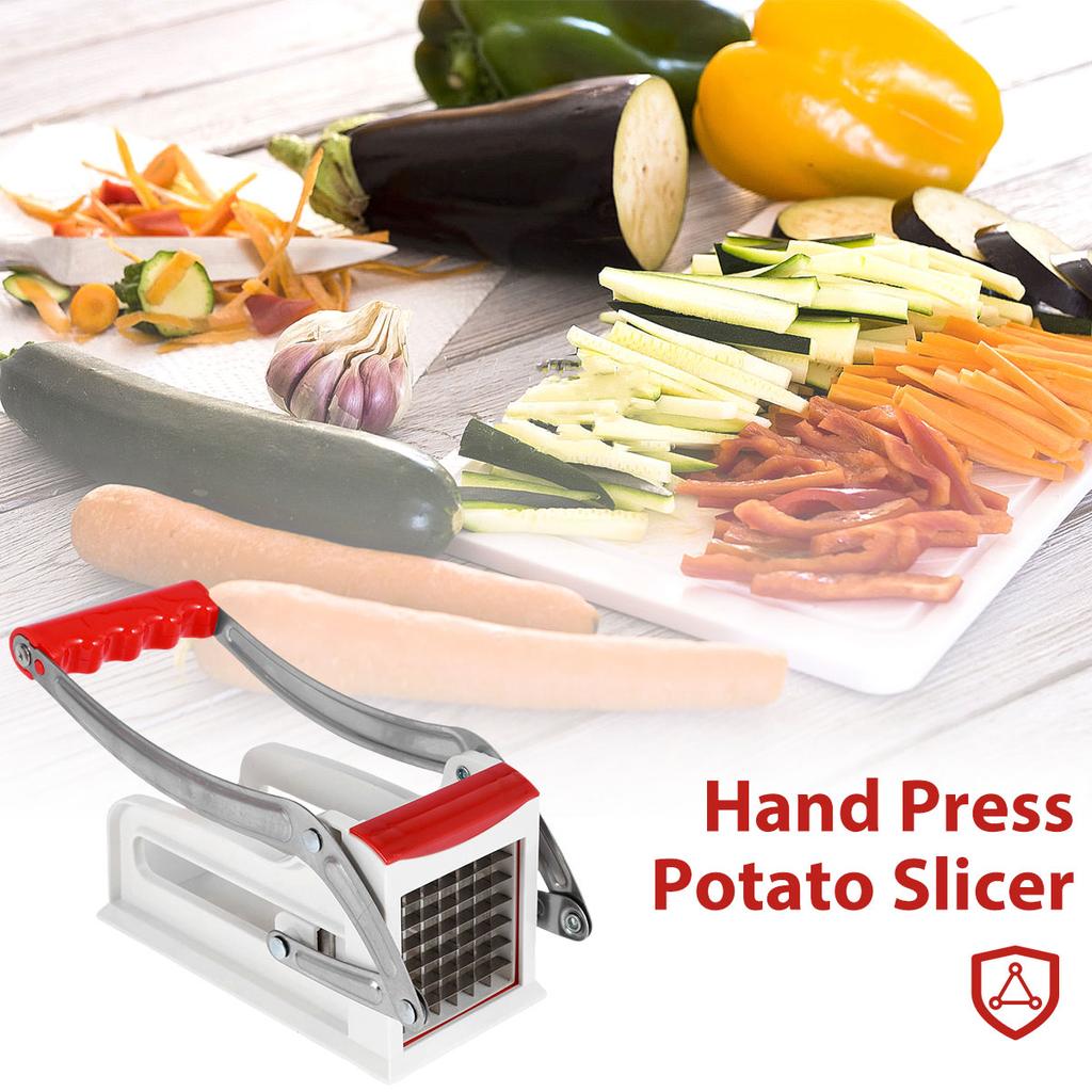 Manual Potato Cutter French Fry Cutter Stainless Potato Chipper Cucumber Carrot Manual Food Slicer Kitchen Cutter Potato Tool