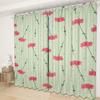 Floral Curtain Fabric Bedroom Living Room Balcony Blackout Curtain Office Hotel Heat Insulation Curtain