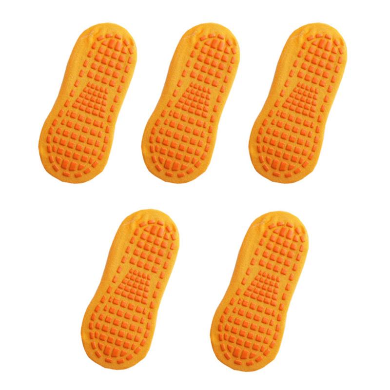 5 Çift/Set Erkek Kaymaz Pamuk Çorap Kadın Çocuk Yaz Komik Trambolin Yoga Kaymaz Bilek Kısa Çorap Parti