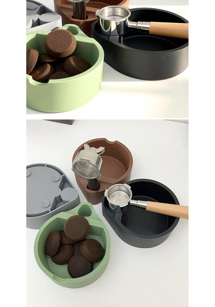 Silicone Noise-Reducing Espresso Knock Box for Coffee Grounds