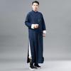 Men's Embroidered Bamboo Hanfu Long Gown Tang Suit Performance Costume