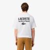 Lacoste Men's Lettering Graphic Loose Fit Short Sleeve T-Shirt TH5950-55N001