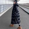 Black Down Jacket Women Hooded Coat Keep Thickening Warm Fashion Streetwear Duck Down Feather Female