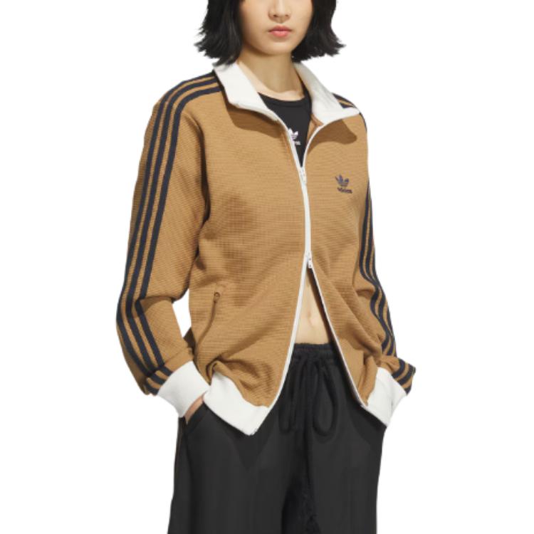adidas Chaqueta Deportiva Originals y Abrigos Unisex Marrón Desierto KB8952