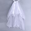Bride Crown Bridal Feather Headbands Women Wedding Veil Korean Bride Headwear LED Light Bride Veil