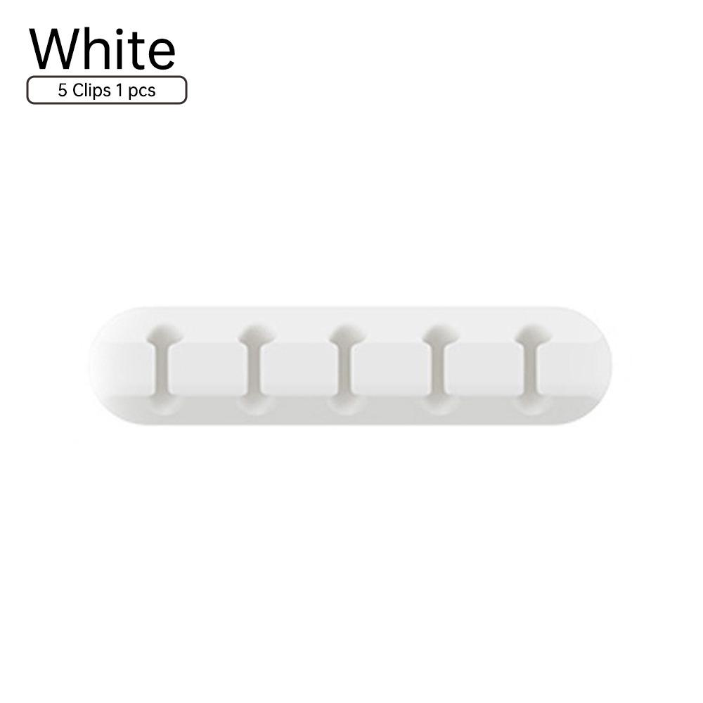 Silicone Cable Organizer Flexible Cable Winder Management Cable Clips Holder Usb Cable Holder For Mouse Keyboard Earphone Car#ww