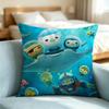 The Octonauts E-Expedition Pillow Case Square Double-Sided Sofa Cushion Cover Bedroom Bedside Pillow Gift