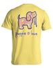 Neues PUPPIE LOVE SMILEY FACE T-Shirt