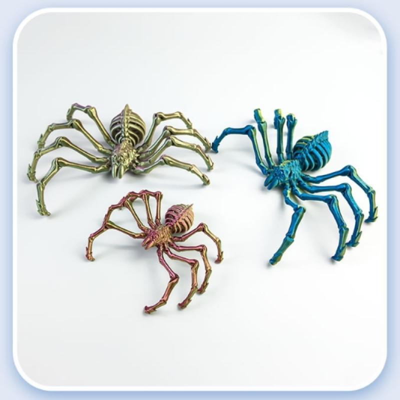 3D Printed Spider Simulation Toy, Movable Joints, Movable Joints, Creative Model, Desktop Decoration, Collection Ornaments, Gift