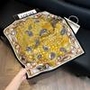 New versatile fashion silk small square scarf professional scarf silk scarf spring and summer matching scarf temperament simple silk scarf