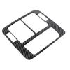 Soft Carbon Fibre For Porsche Taycan 2019-2026 Rear Air Conditioning Control Panel Outlet Vent Cover Sticker Accessories