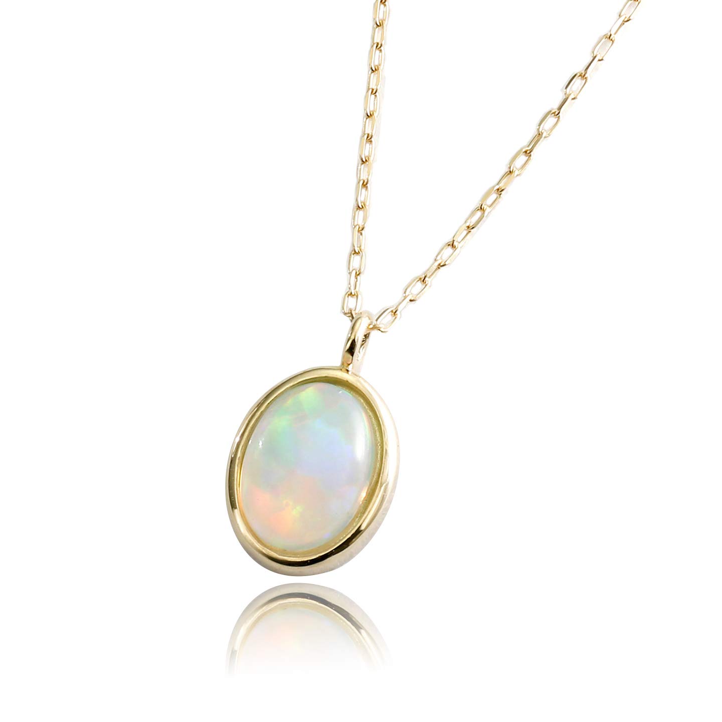 

Намисто з опалового жовтого золота K10 L&CO 63-7734 золотий