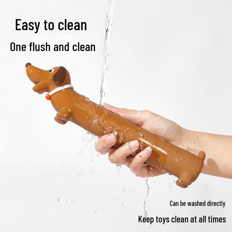 EETOYS Hot Dog Latexová pískací hračka pro psa