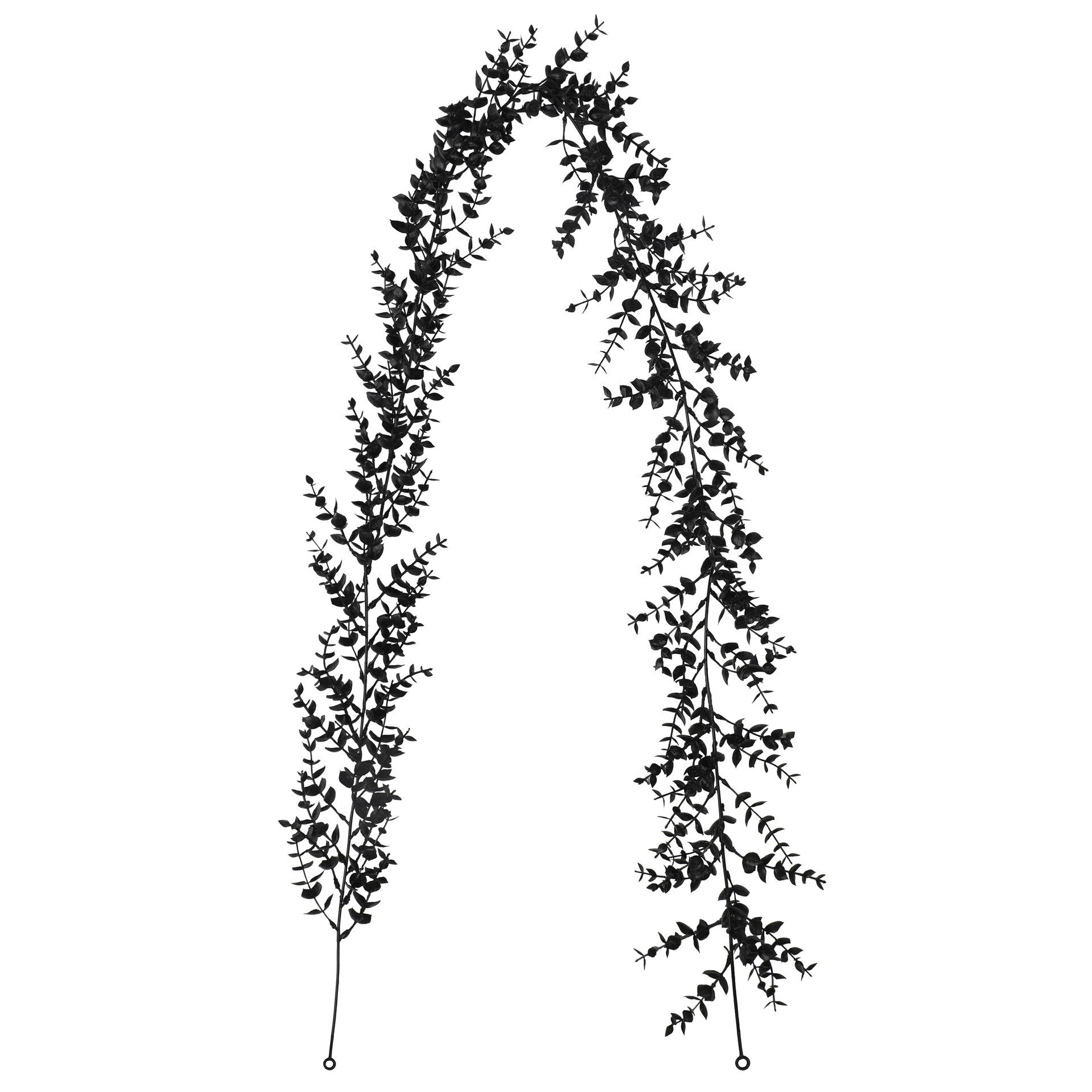 

Halloween Decoration Black Plants Vine Wall Hanging Vine Ornament One Size чёрный